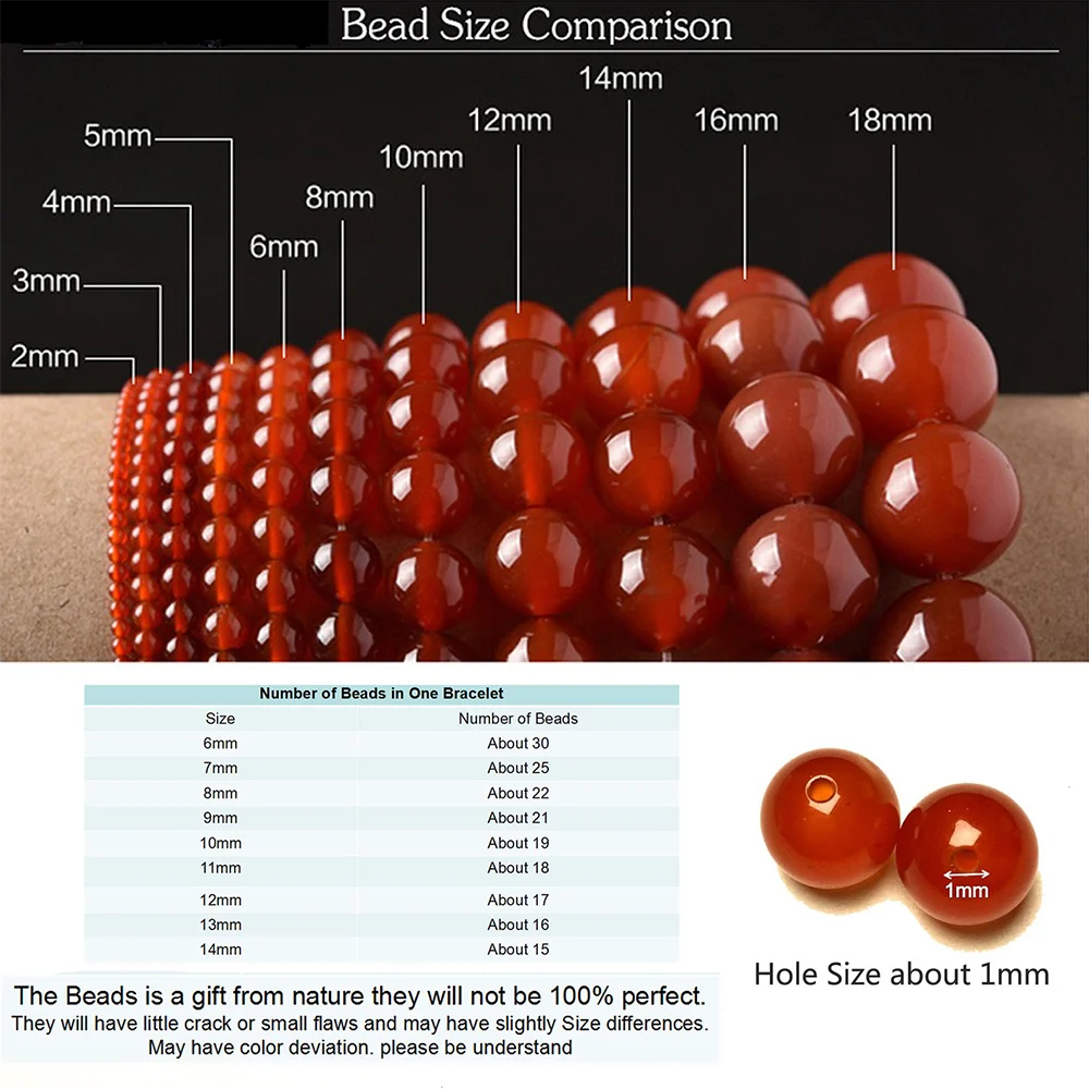 Real Natural Gemstone Round Beads Stretchy Bracelet,6mm 8mm 10mm Handmade Crystal Bracelet