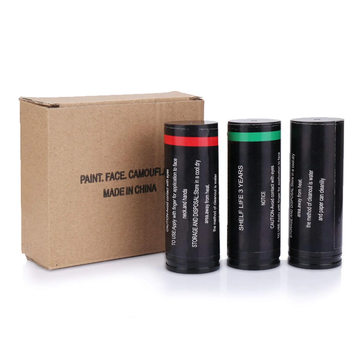 
Factory direct Camouflage face Paint Stick non-toxic washable camo face paint 