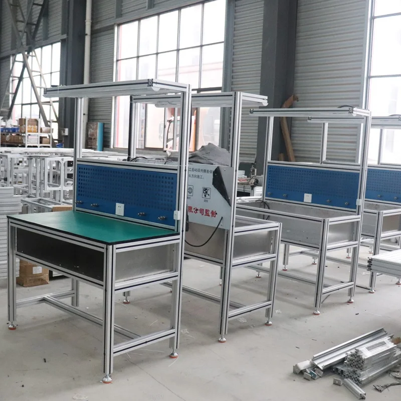 Customized Machine Workstation Aluminum Profile Workbench for industrial production workbench