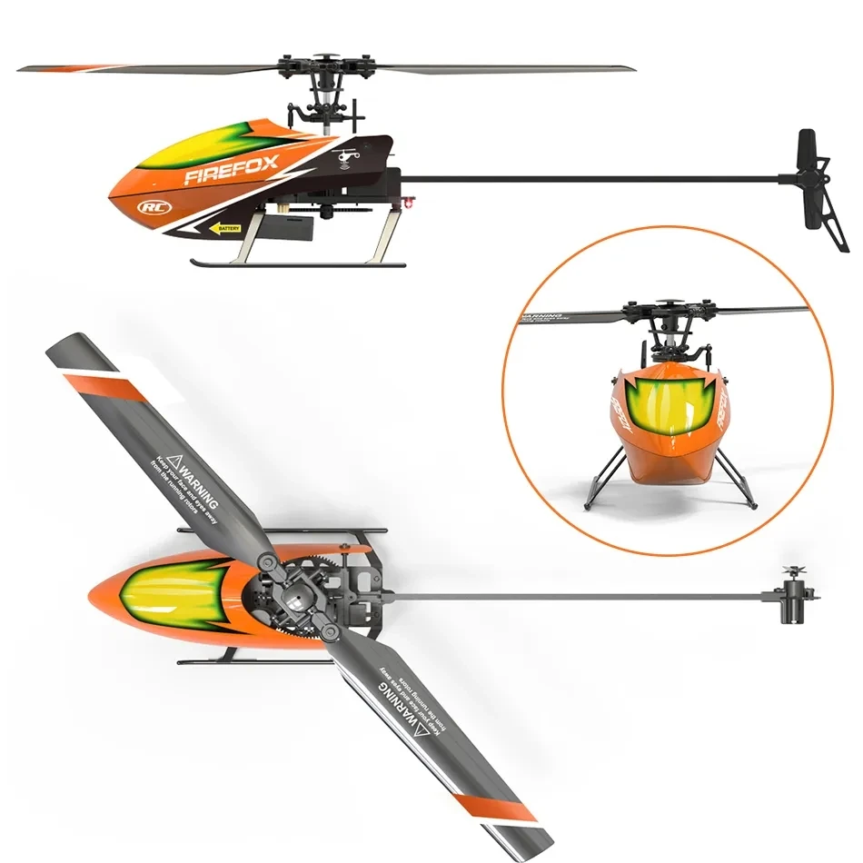C129 6 Axis Gyroscope Radio Remote Control Aircraft Impact-Resistant Altitude Hold Single Propeller Aileron Rc Helicopter Toy