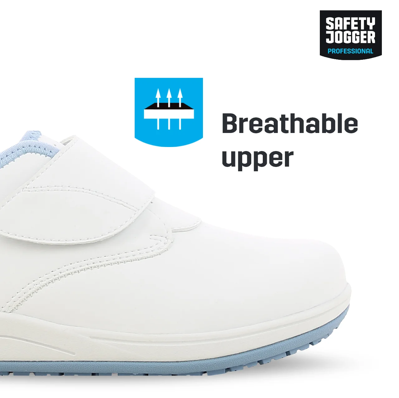 Recommended Retail Price - ELIANE(LBL) SAFETY JOGGER Nursing Food Cleaning Shoes With Strap