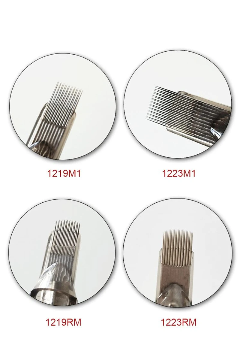 OEM Sterilized Round Liner Tattoo Cartridge Needles For Permanent Makeup Lip Eyebrow tattoo machine pen