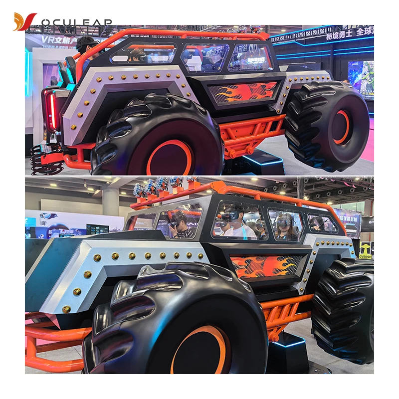 VR Game Machine Motion Platform Gaming Driving Simulator Racing Simulator 6 Seats VR Car Simulator VR/AR/MR Equipment Supplier