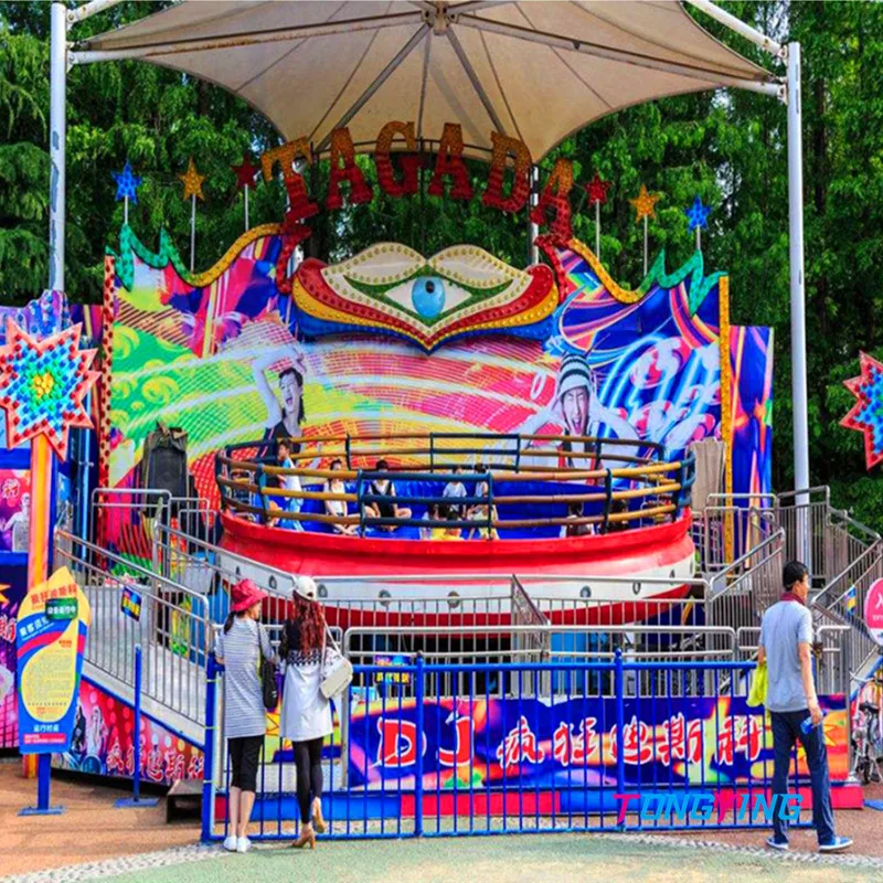 Funfair crazy 35 persons isco turntable Amusement park thrilling ride toys adults playground