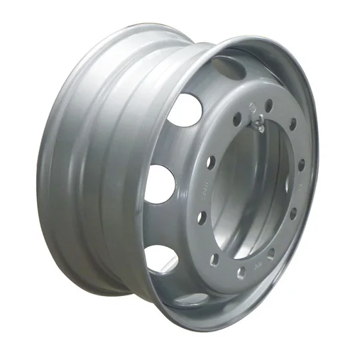 22.5X6.75/7.50/8.25/9.00/9.75 Best Sell 8 10 Holes Steel Wheel Rims 22.5x9.00 Inch For Truck  TUBELESS STEEL WHEELS 15DC