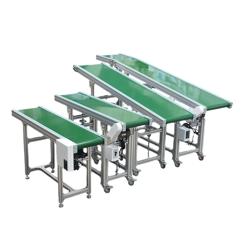 LIANGZO Easy to Clean Assembly Line Conveyor Small Incline Injection Molding Machine Conveyor Belt