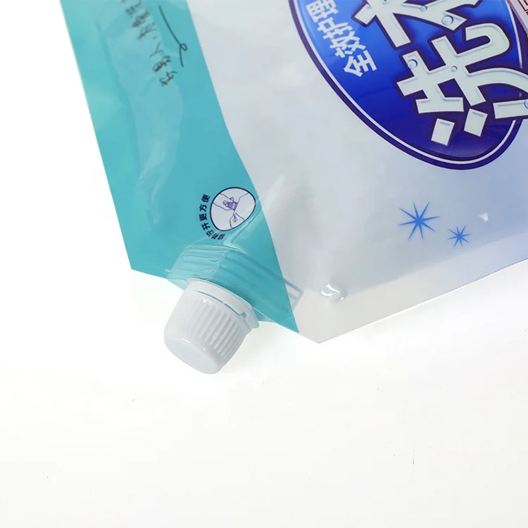 Good Quality Antiseep Spout Pouch Doypack For Laundry detergent Packaging