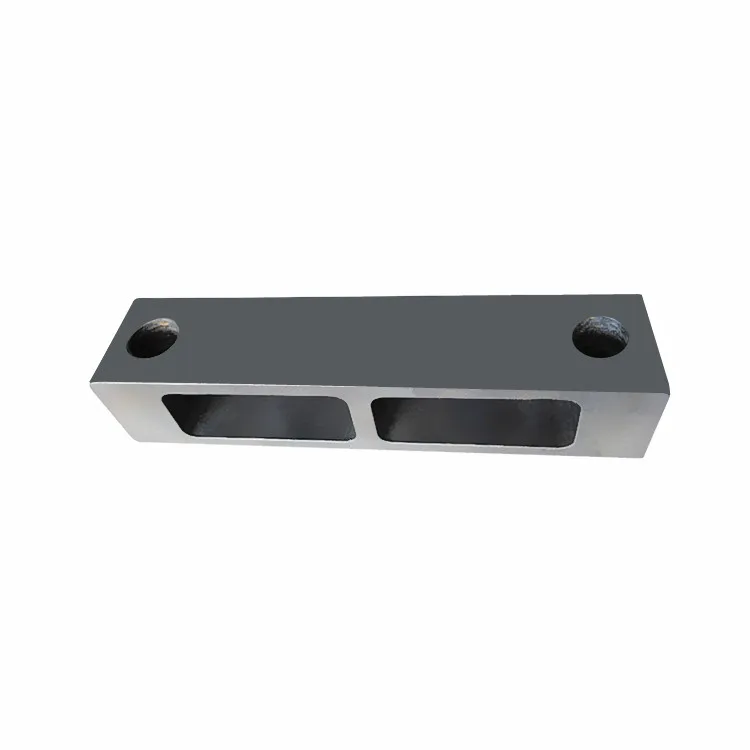 iron powder press sinter double system sky lever spacer steel block for textile machine parts