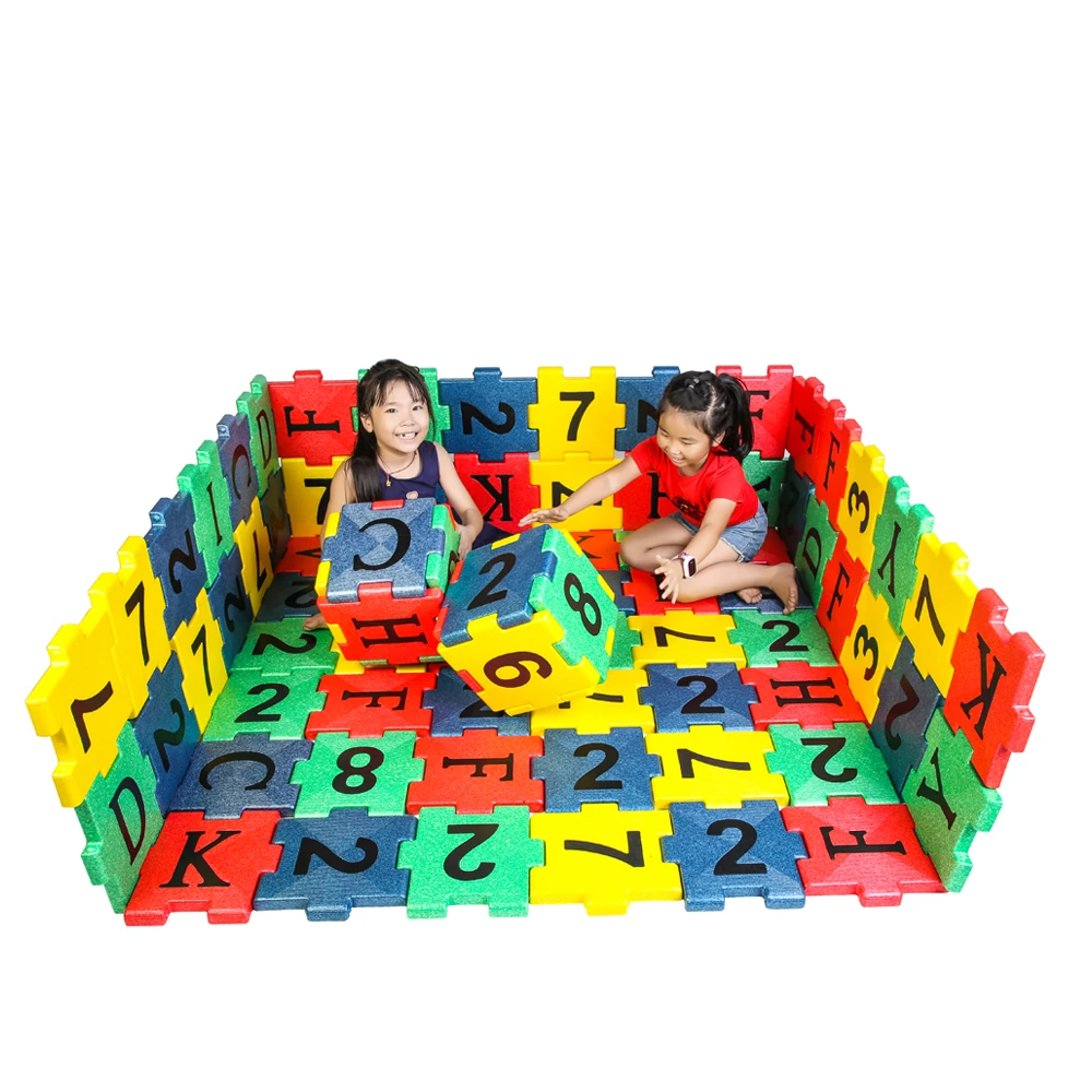 28x28 cm epp material  Kids puzzle alphabet numbers letter Play Mat