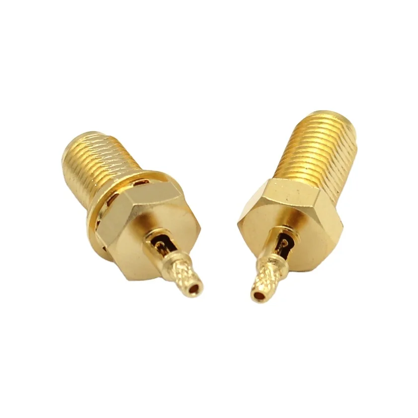 Reverse Polarity SMA Female Plug Solder For RG178 1.13 1.32 1.37 Cable RF Coaxial Connector