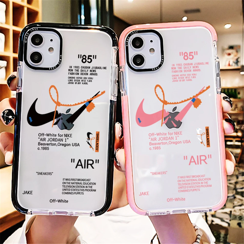 Shockproof Clear Sport symbol TPU Phone Case For iPhone 14 pro max