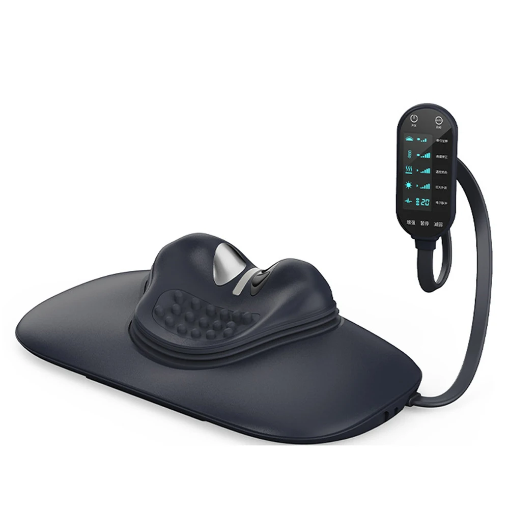 Neck Shoulder Stretcher Air Spinal Pain Massager Device Traction Neck Collar Cervical Traction Machine