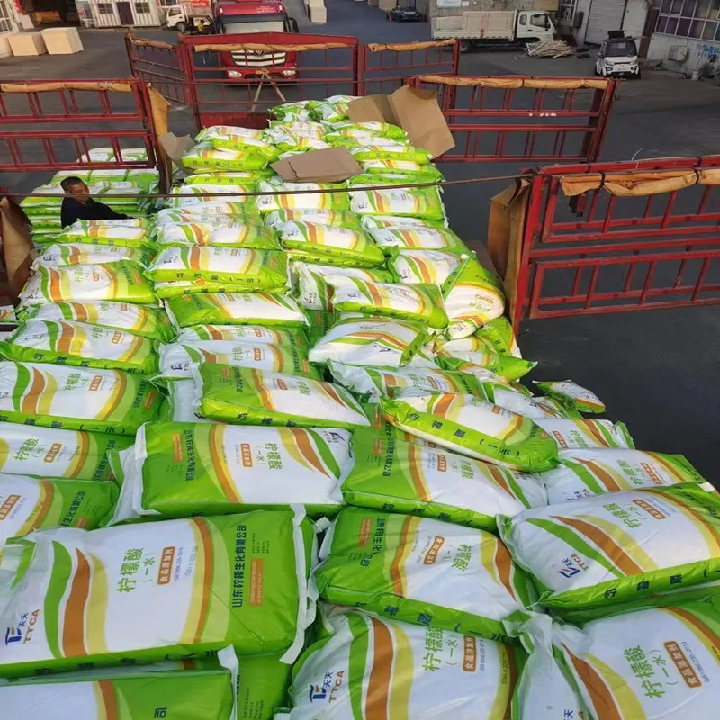 tiantian best price 25kg bag Citric Acid Monohydrate 99.5% Food Grade Additive  Acidity  in stock