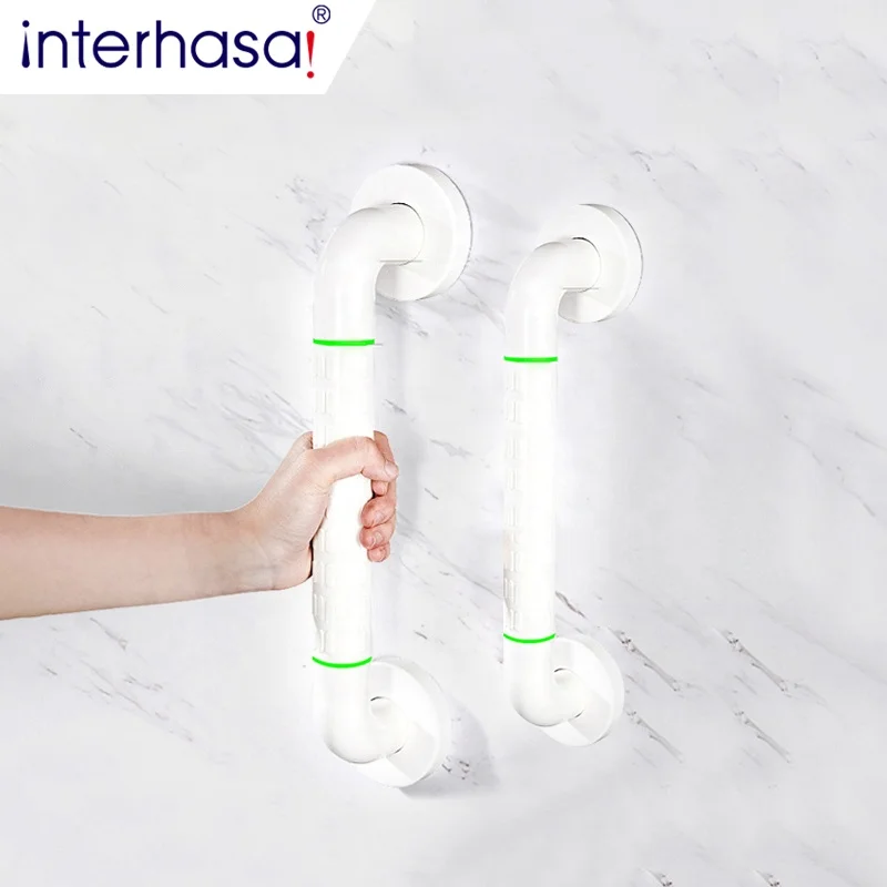 Bathroom handrail portable stainless steel toilet showers safety hand rail support suction grab bar handles for Bathtubs Bath