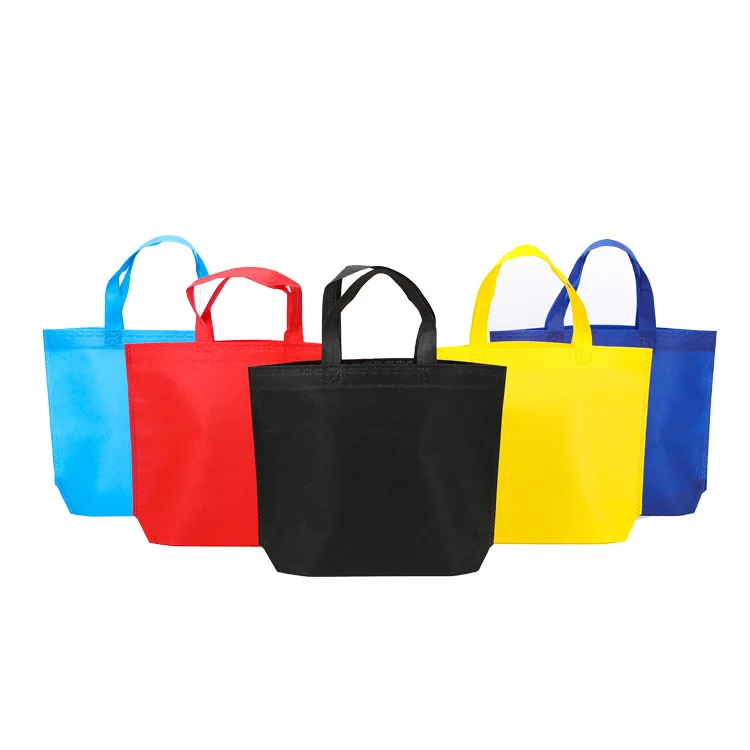 Custom Logo Garment Clothes Non Woven Shopping Bag Reusable Travel Foldable Bag With Handle