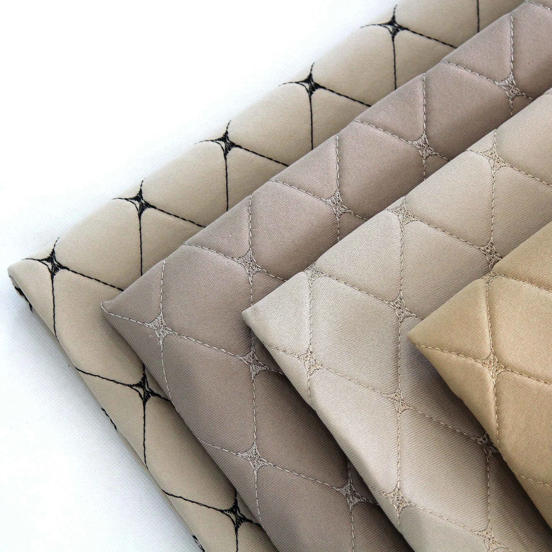  The Embroidery Jacquard Car Seat Fabric With