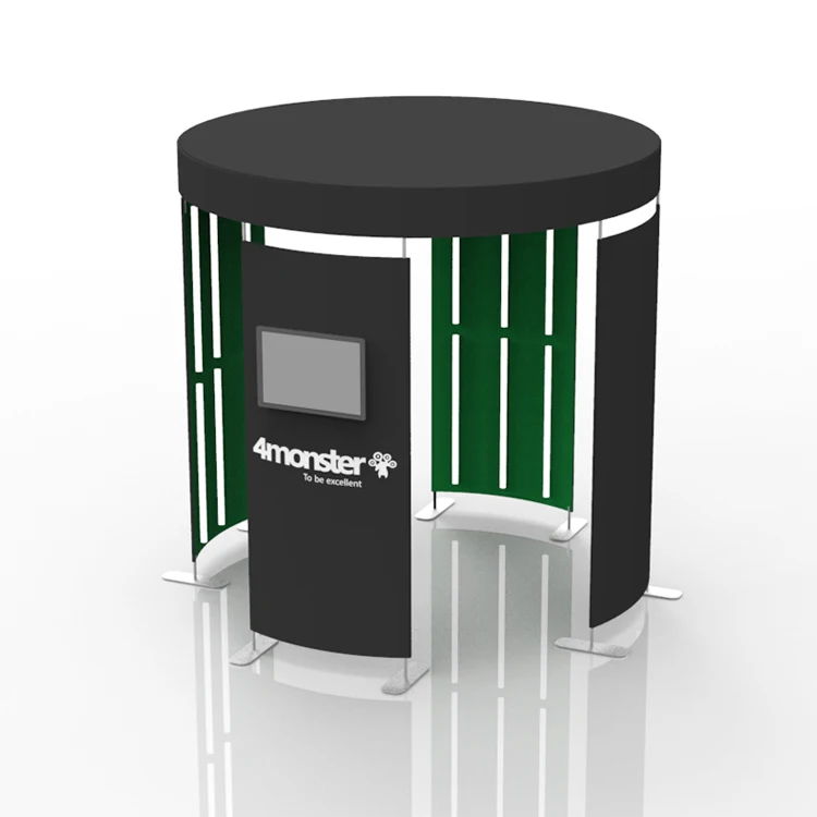 Custom LED Slow Motion 360 Video Photo booth Enclosure backdrop