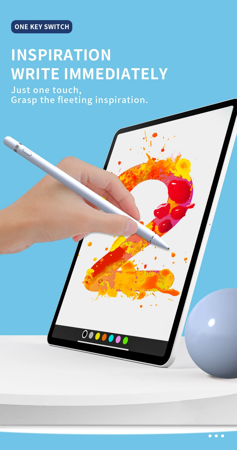 Valdus 2 In 1 Metal Smart Universal Capacitive Pen Fluent Writing Drawing Stylus Pens For Touch Screens Android Phone Tablets