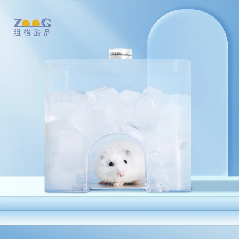 ZOOG Hamster cooling nest  golden bear shelter house sleeping cage landscaping supplies  Summer cooling room