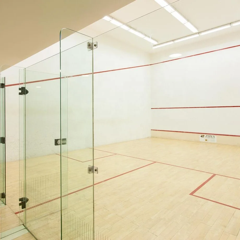 Indoor high quality wood flooring for squash courts