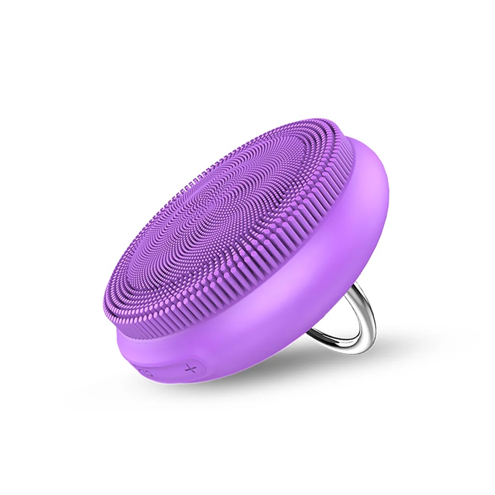 
Waterproof Portable Electric Cleanser Rechargeable Sonic Silicone Face Brush Facial Cleansing Brush Pink Red Green Brush Usb 
