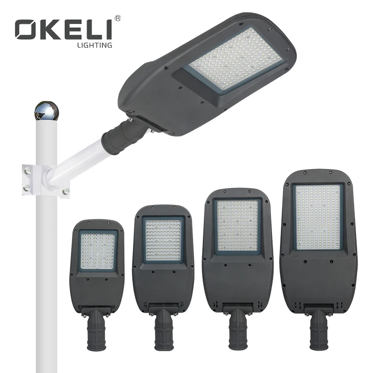 OKELI High Lumen Bridgelux Park Outdoor Waterproof Ip65 50 100 150 200 Watt Led Street Light