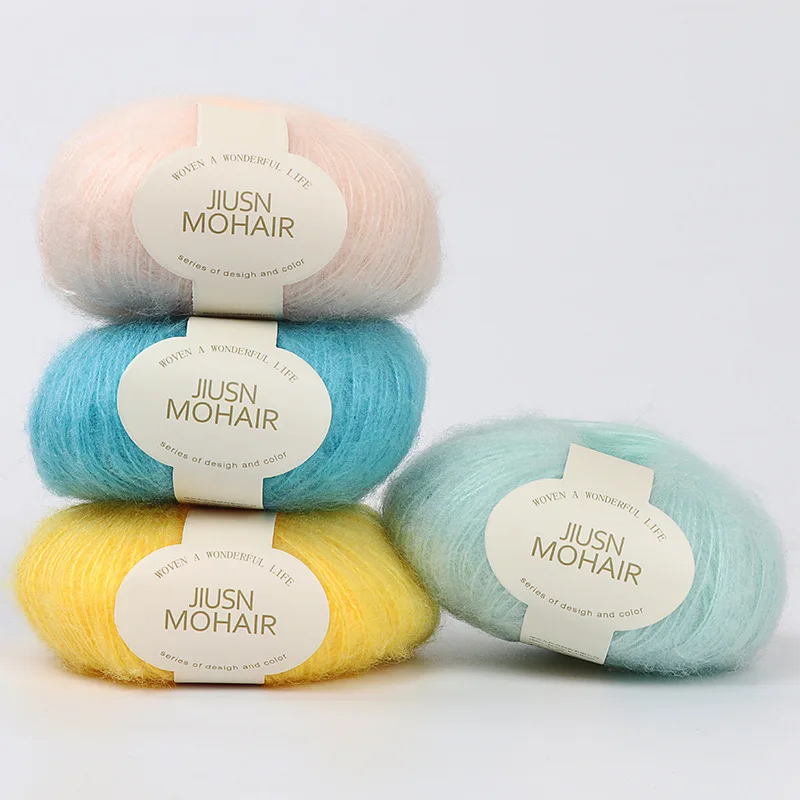 2021 59 Colors New Soft Pure Cashmere Wool High Quality Mohair Yarn Merino Hand Knitting Wool Yarn