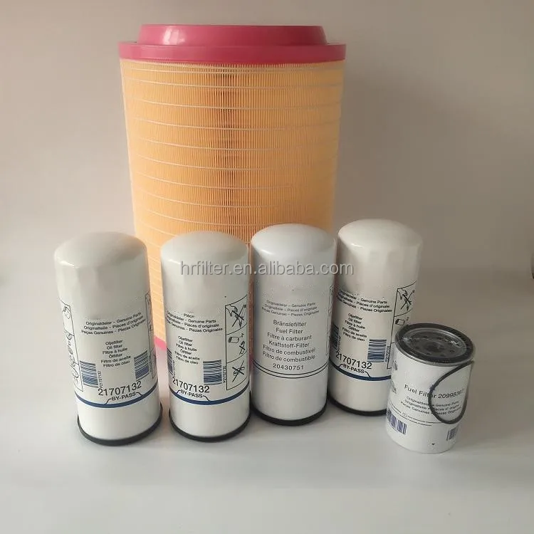 Hongrun 85137594 Filter kit: 21707133 oil filter  21707132 oil filter , 20972293 fuel filter , 21380488 fuel filter