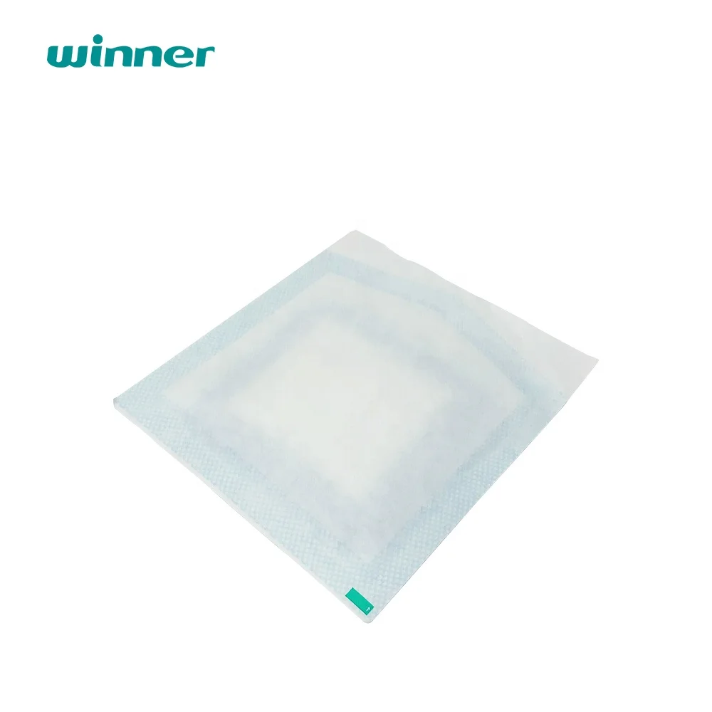 Non-woven Super absorbent wound dressing adhesive wound dressing