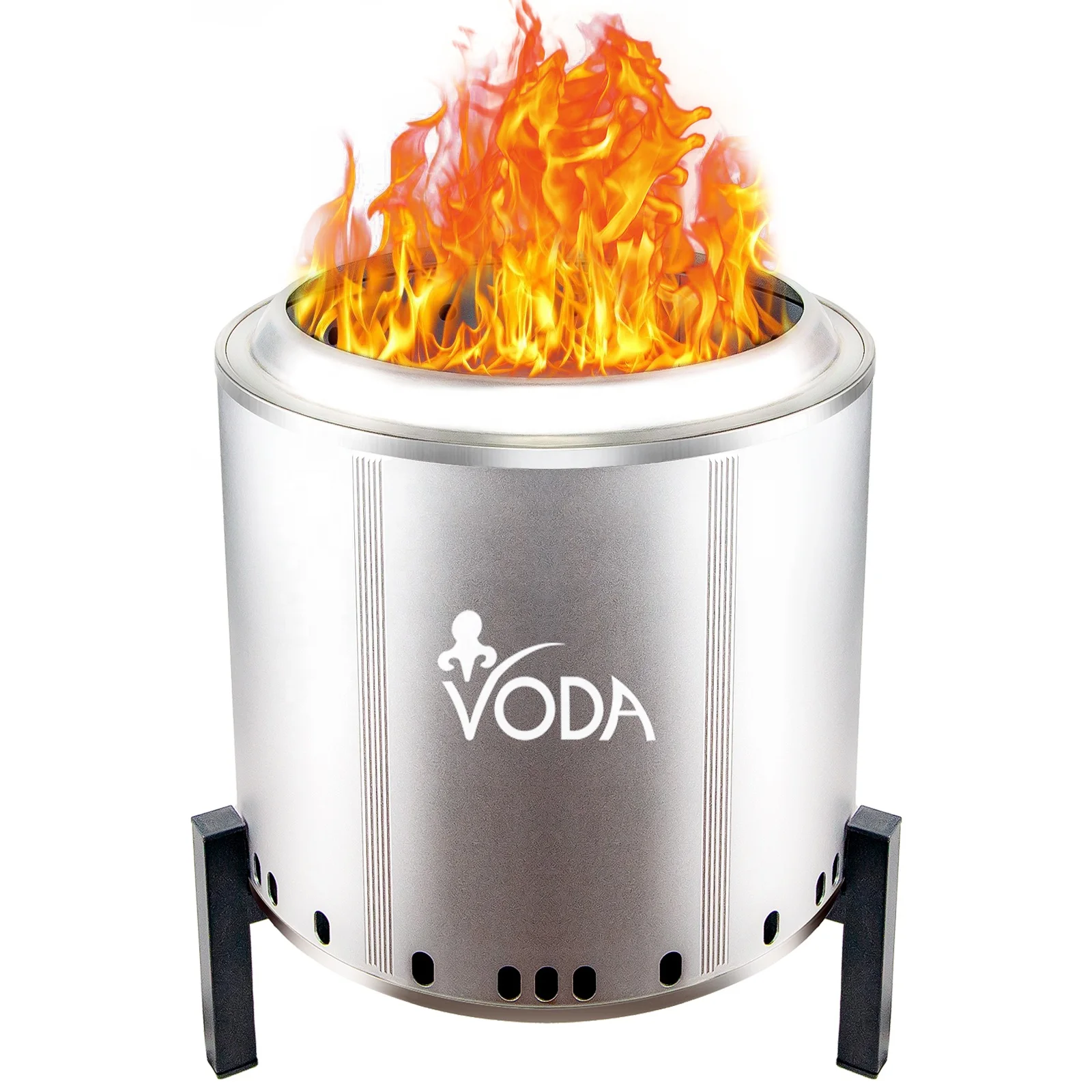VODA 15 Inches Outdoor Table Top Smokeless Fire Pit