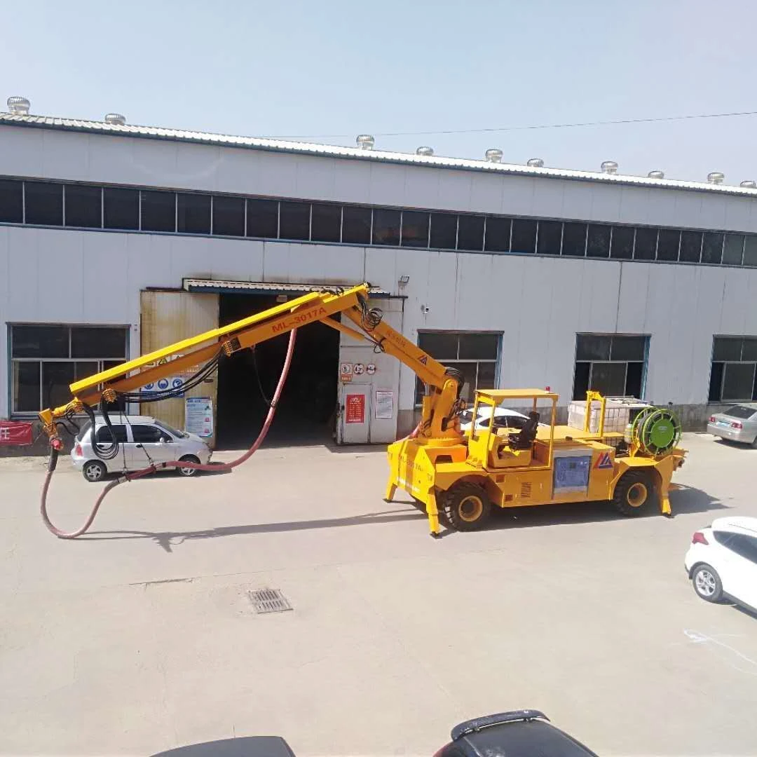 MINLE new machine Concrete Sprayer pump Truck Mounted Wet shotcrete machine for concrete spraying