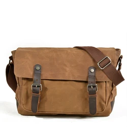 G & T Водонепроницаемая сумка для фотокамеры SLR мужская повседневная Наплечная верхняя сумка из натуральной кожи 1 шт./полиэтиленовая сумка с масляным вощеным холстом 0,95 кг