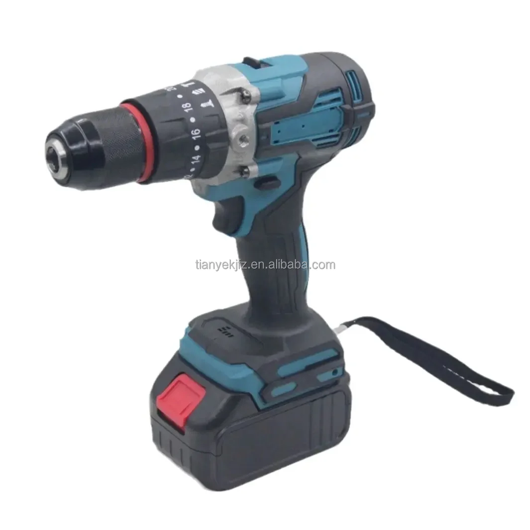 OEM 21V Multi Function Cordless Brushless Hammer Drill Driver Set Impact Drill Combo Kit Battery TY Impact Drill Machine 550w