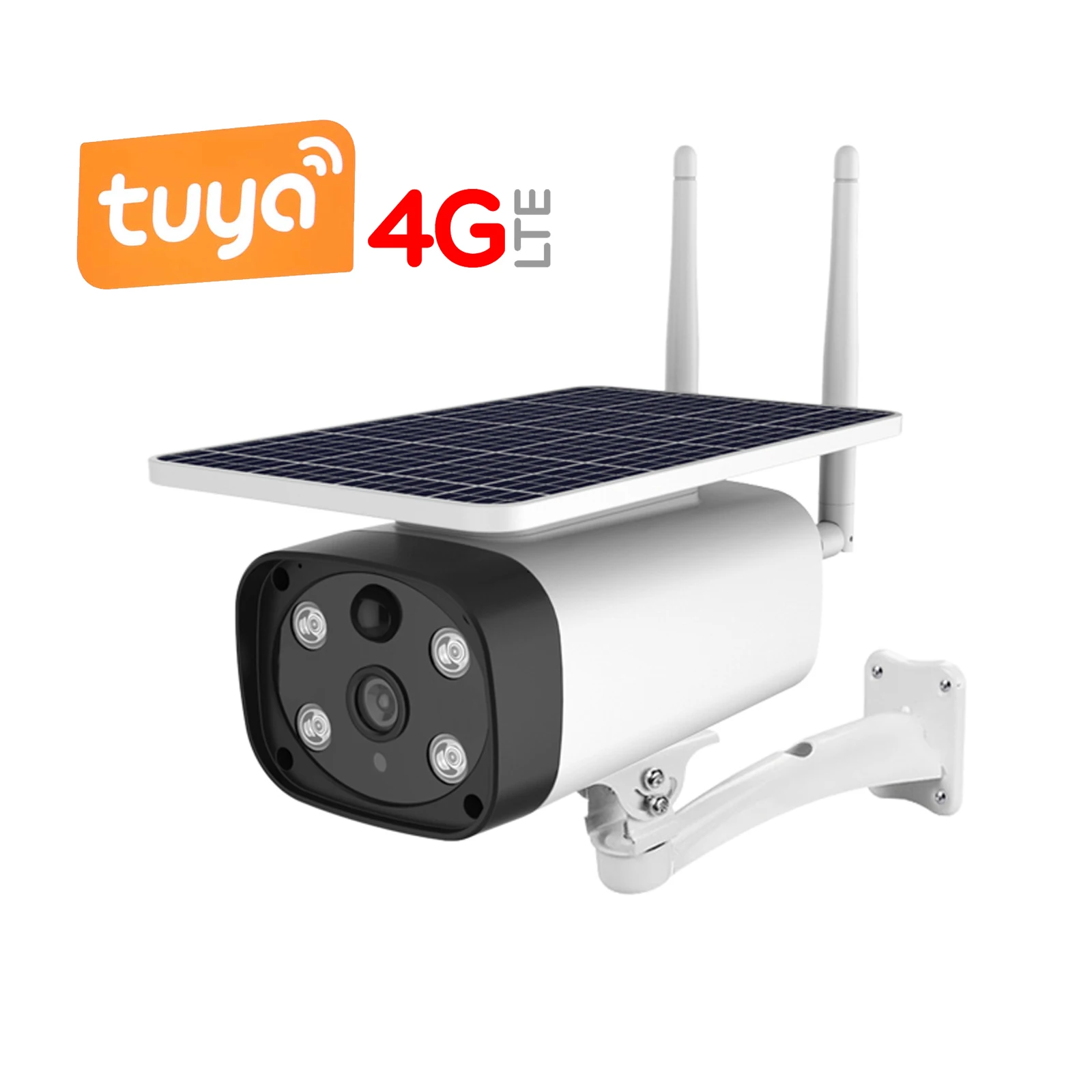 Tuya Security Camera Solar CCTV Video Surveillance Camera 4G Sim Bullet Wireless IP Camera Battery Outdoor Cam