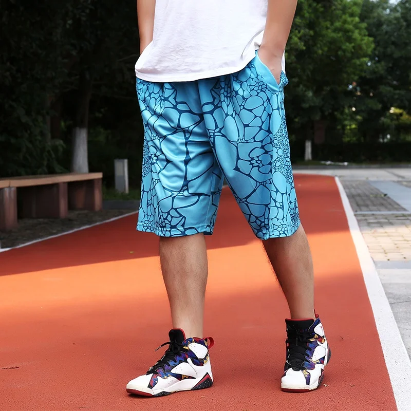 Wholesale Basketball Wear Shorts For Men Customized Design Vintage Streetwear Shorts Plain Casual Sports Mesh Shorts