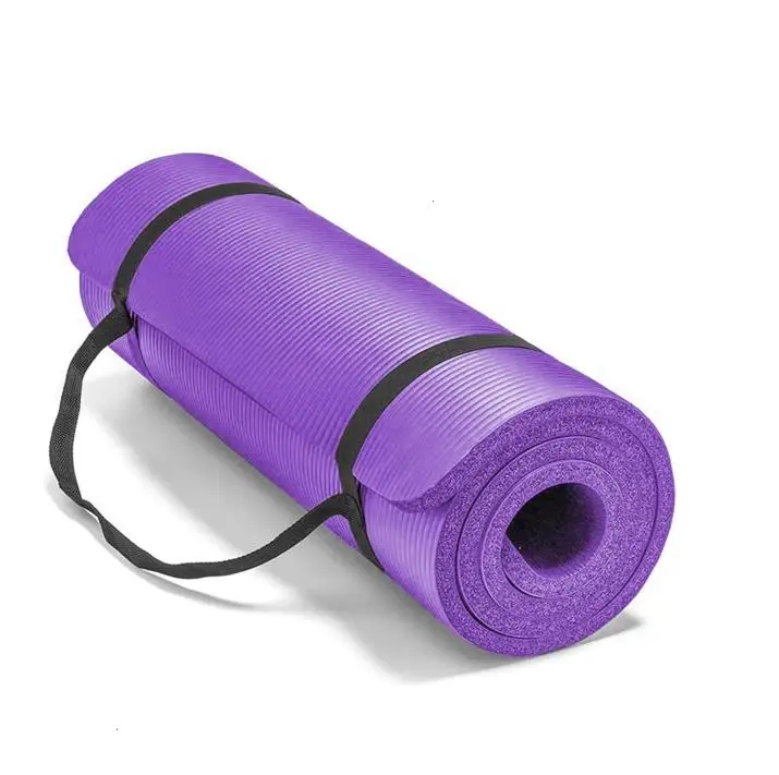  NBR Yogamat высокое качество Нескользящие на заказ деревянный принт логотип органический Пилатес коврик для