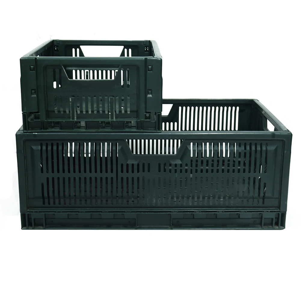 Supermarket Display Racks Folding Turnover Box Collapsible Storage Crate Shipping Logistic