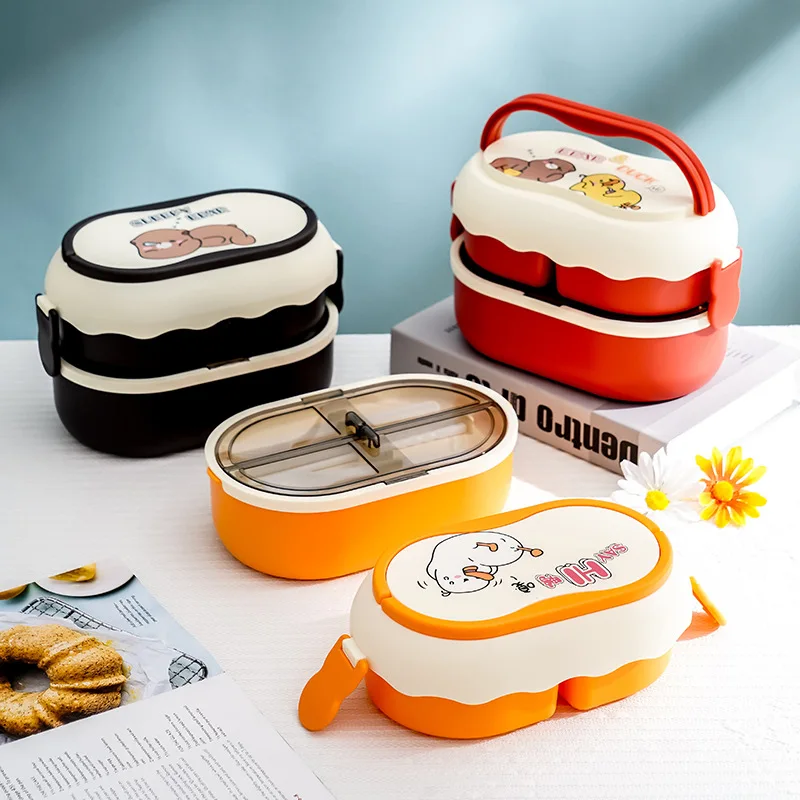 2022 New heating tedemei lunch box loncheras escolares kids with compartments storage containers