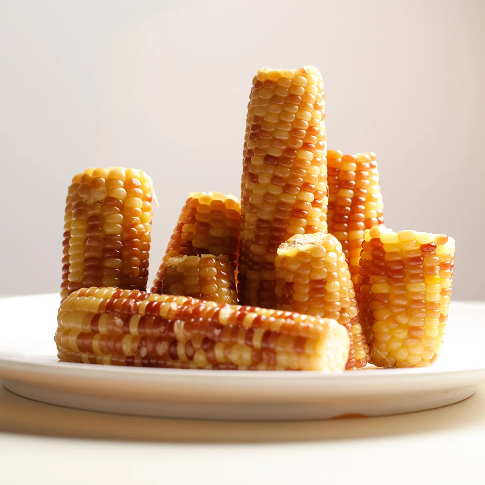 Double Cobbed Fresh Vegetable Mottled Waxy Corn with Long Storage Life