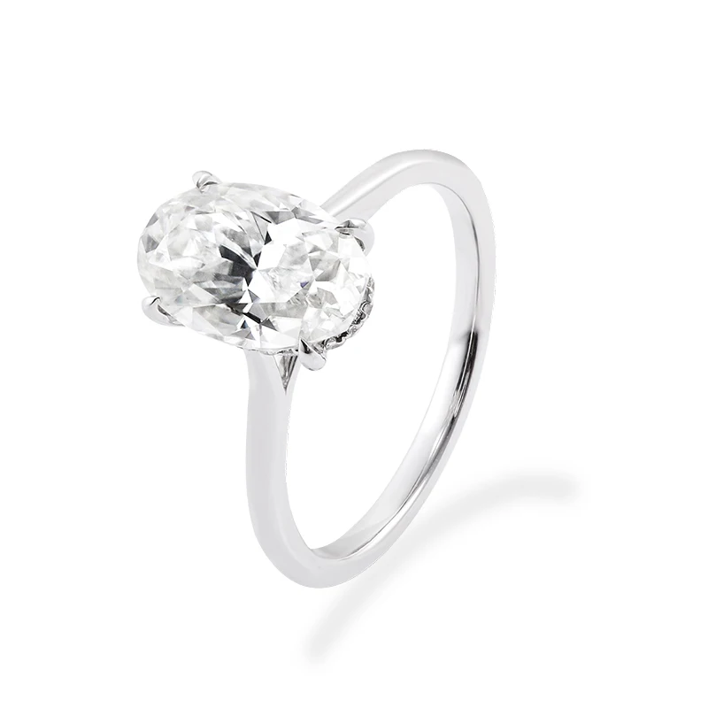 Lady perfect ring jewelry women 14 k gold moissanite diamond ring gold fashion ring gift