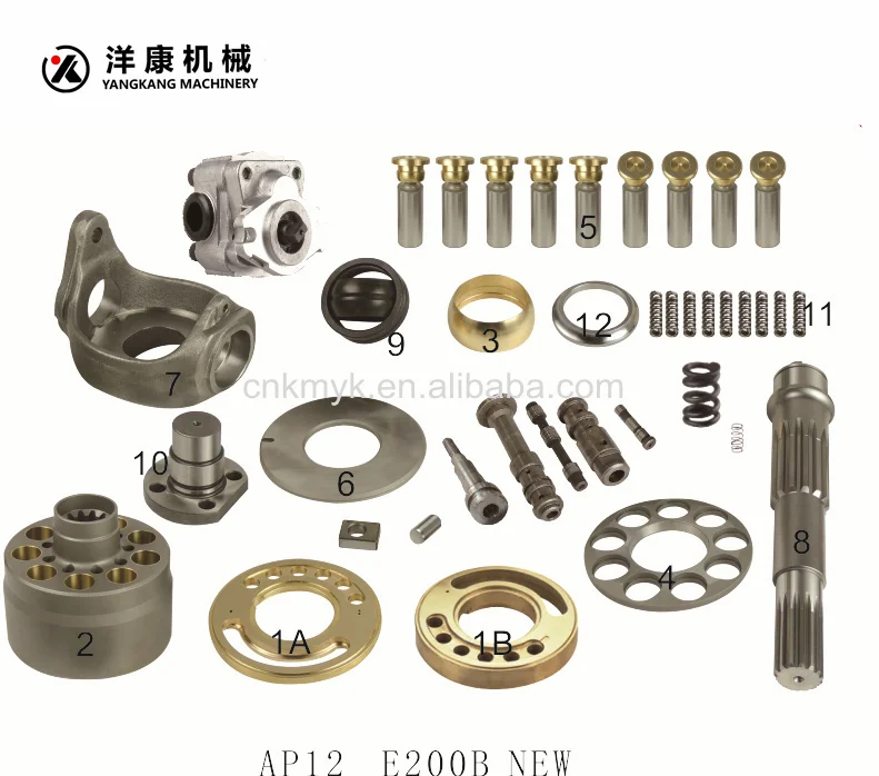 Manufacturer Factory Sale Excavator Hydraulic Spare Parts Repair Kits Main Pump Piston Swing Motor Pump Travelling Motor