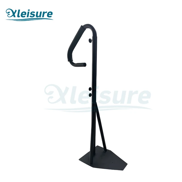 Free Shipping New Style Aluminium Spa Accessories Spa Handrail For Outdoor Hot Tub In Black Color