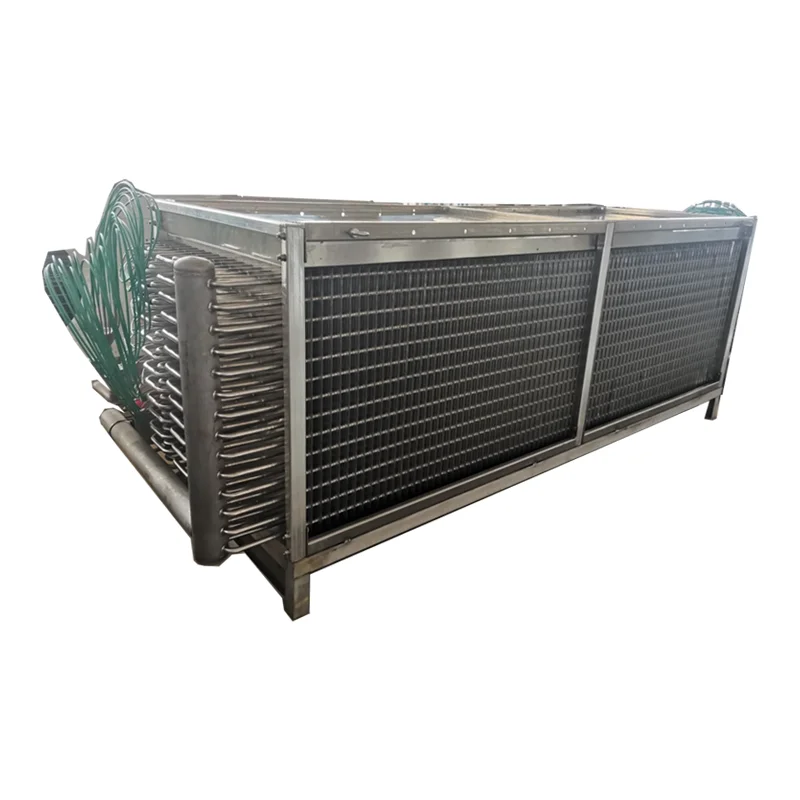Ammonia Individual quick freezer hot gas defrosting evaporator / heat exchanger