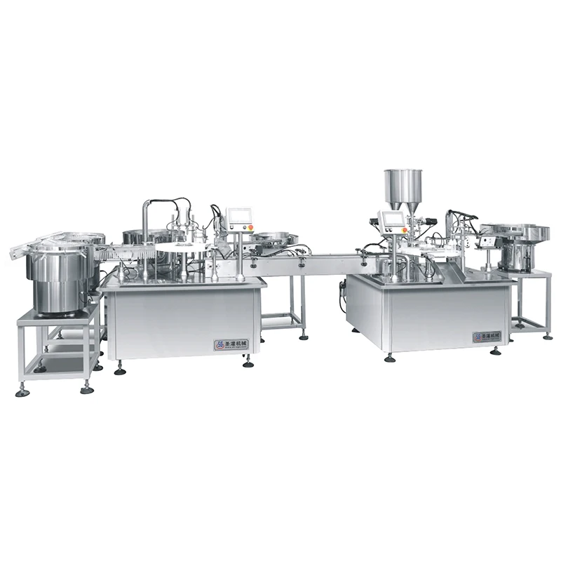 Tube gel filling combination machine