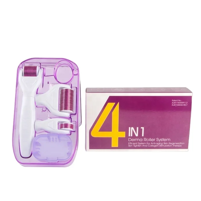 Dermal Rolling System Micro Needle System Derma Roller 4 in 1 Set