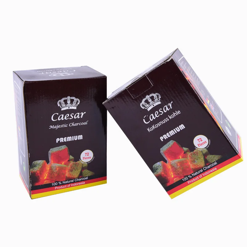 Hot Sales pure material shisha incense instant light hookah charcoal factory wholesale coconut cube shell charcoal