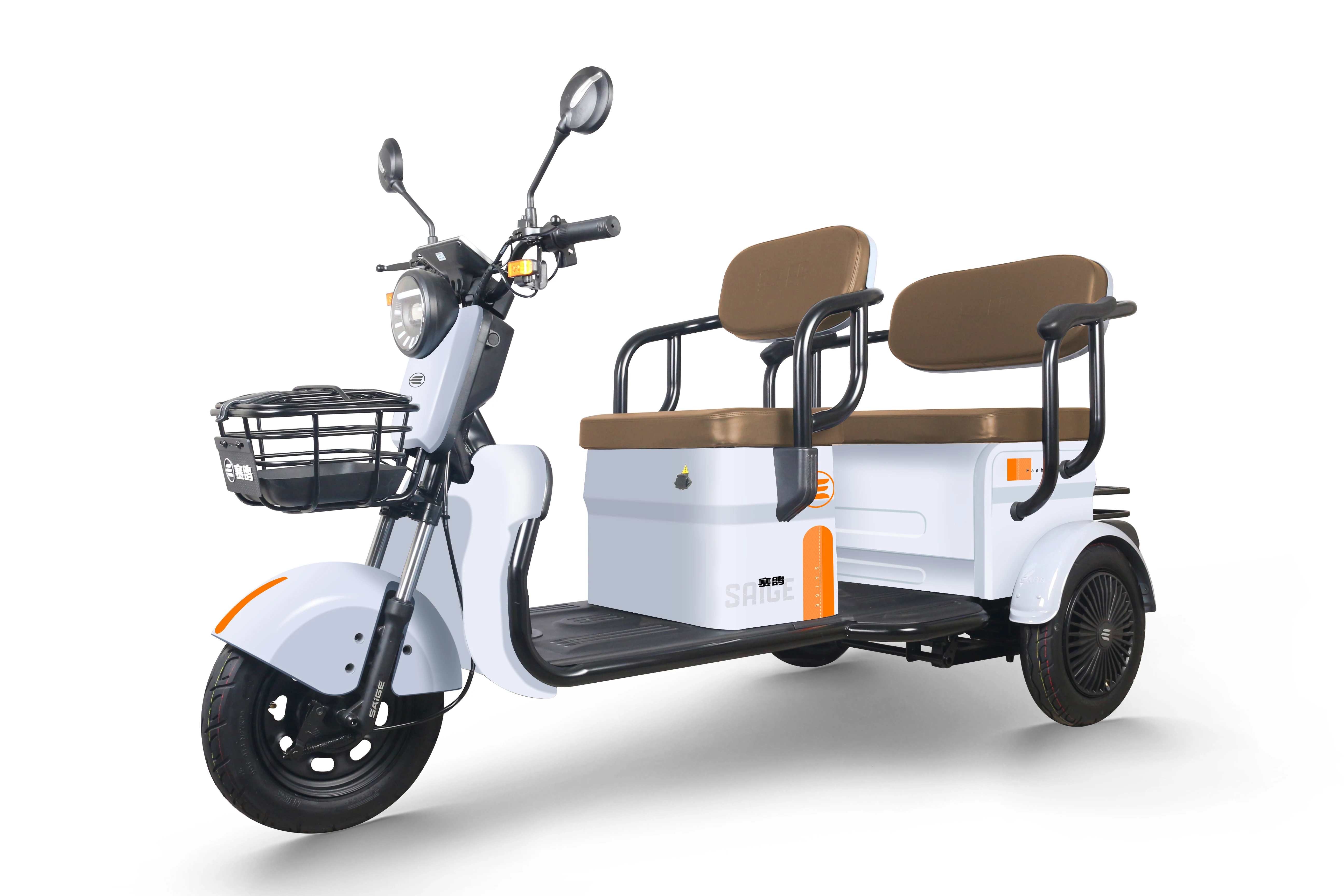 2024 cargo bike electric 3 wheel with fat tire 1400W 60V20Ah Lead-acid battery eec/coc electric motorcycle