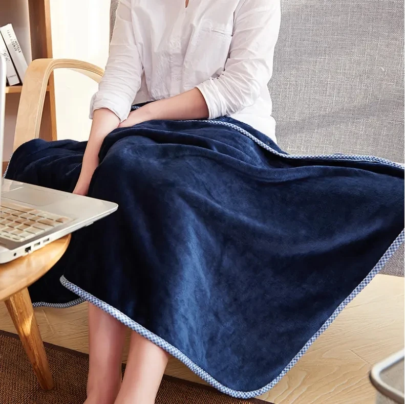 New Super soft blanket Wearable Cloak Blanket Warm hooded cloak wrapped solid color flannel wool shawl blanket Factory direct