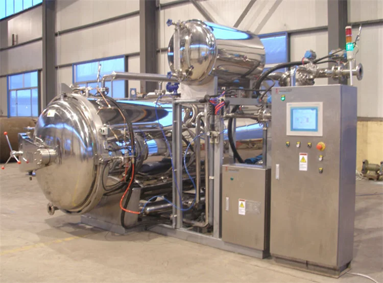 Semi Automatic Cans Food Retort Sterilizing Machine Dried Tofu Autoclave Food Sterilizer