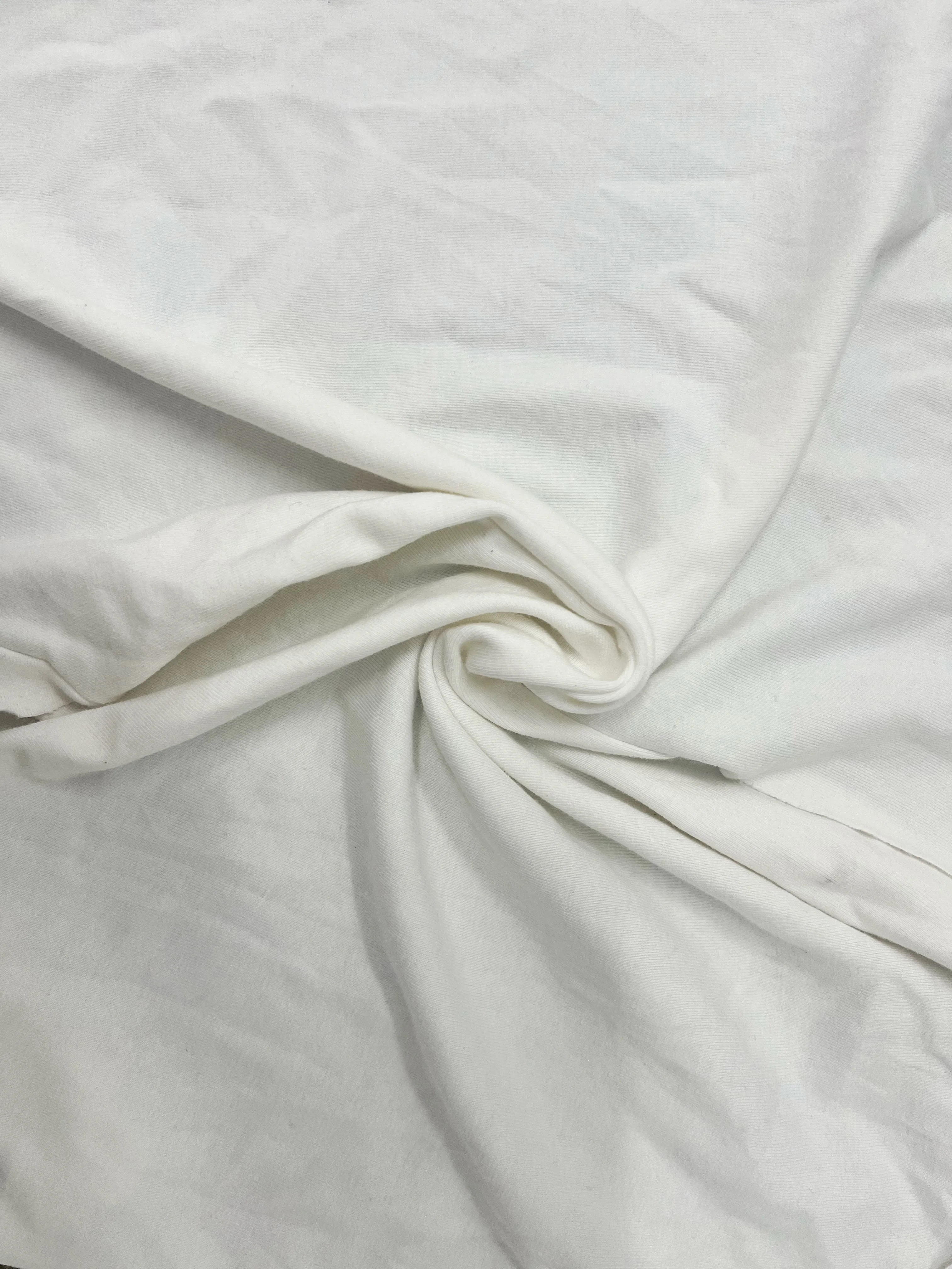 100 Cotton 10Kg 15kg 25Kg Paca De Trapo Textile Waste White T shirt Rag for Industrial Cleaning